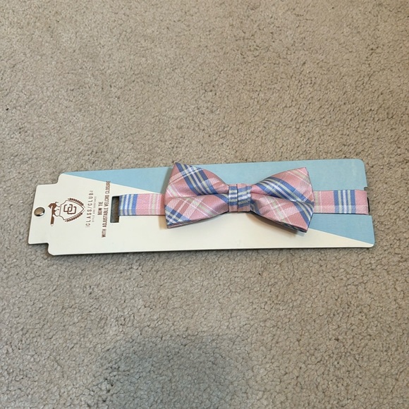 The Class Club little boy bow tie adjustable Velcro closure NWT neckware Easter - Picture 2 of 5